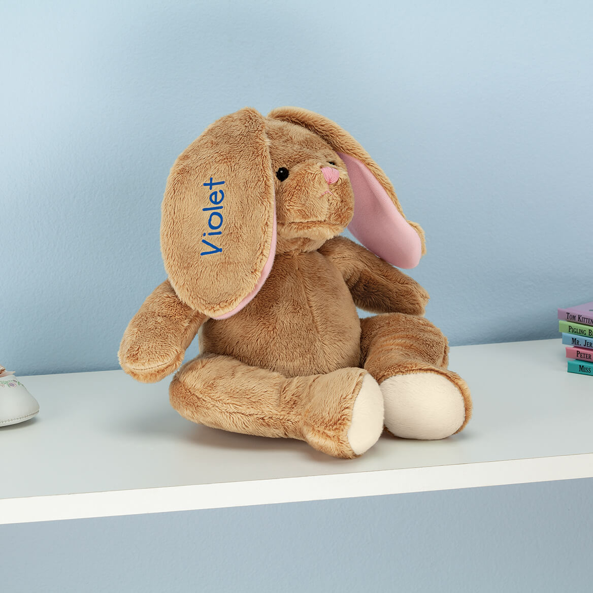 personalized plush bunny